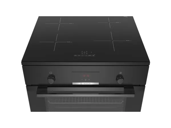 Bosch Serie 4 Fritstående komfur med induktion - Sort