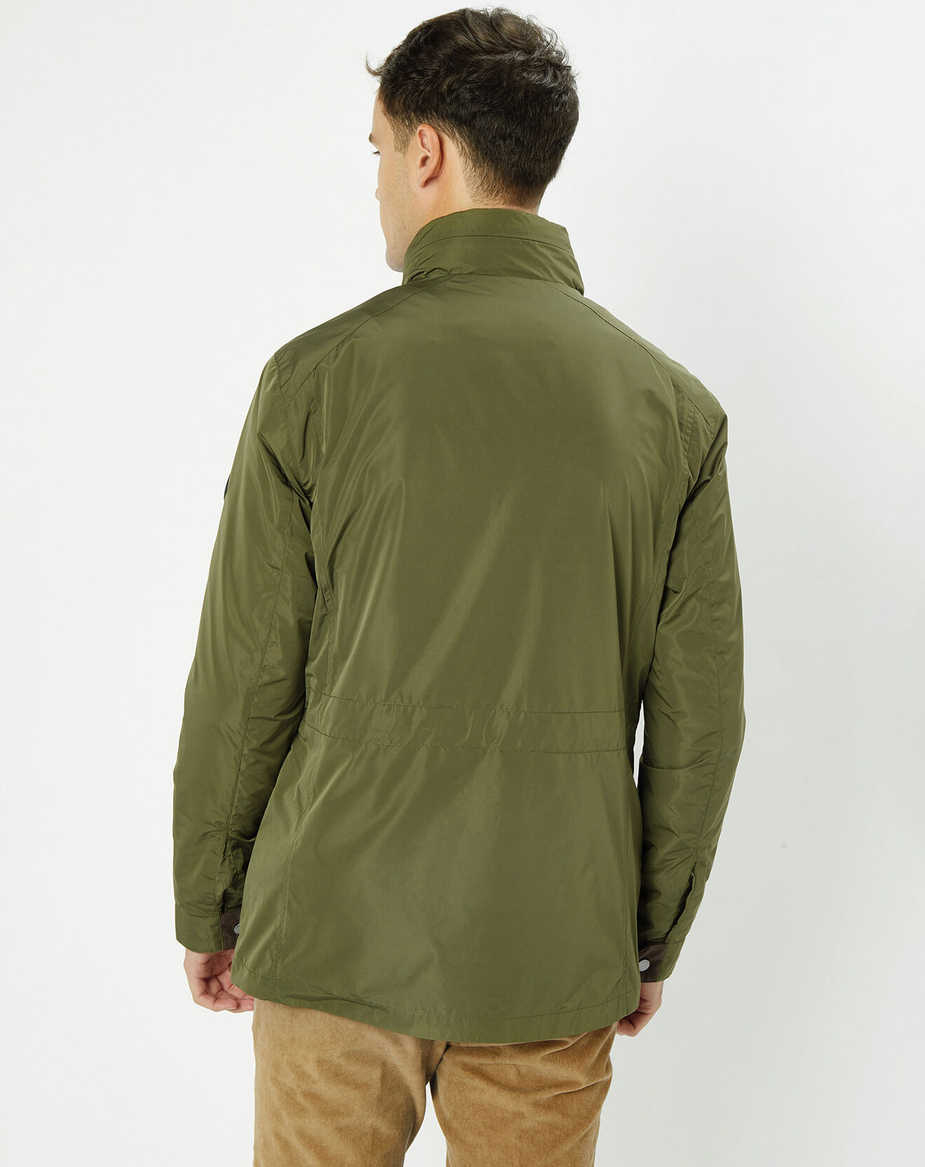 Hackett London Parka légère à capuche kaki