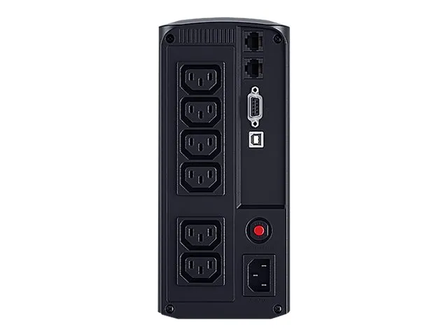CyberPower Value Pro VP700EILCD - UPS - AC 230 V - 390 Watt - 700 VA - 1-faset - RS-232, USB - output-stikforbindelser: 6 - sort