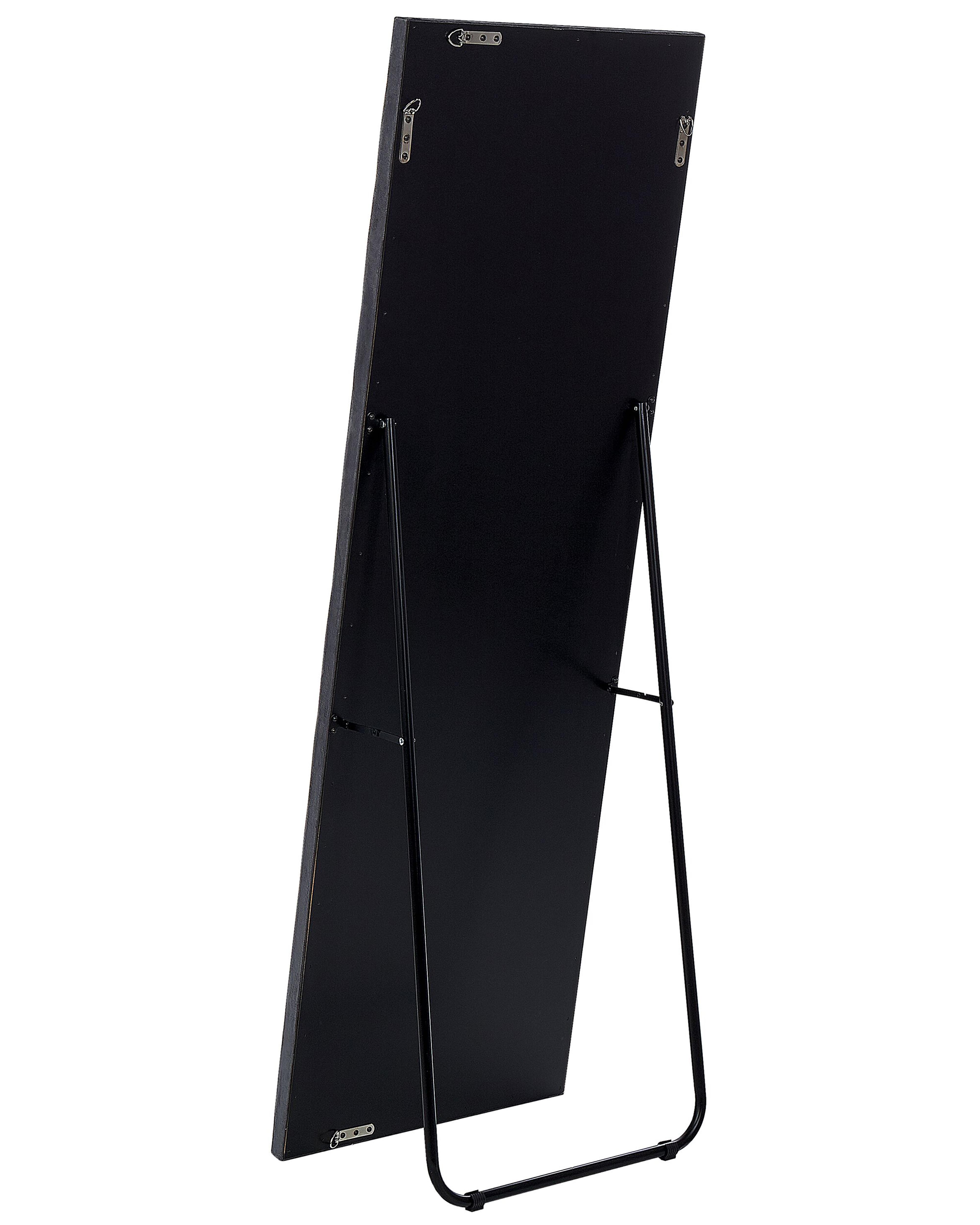 Staande spiegel ANSOUIS 150 cm Fluweel Donkergrijs
