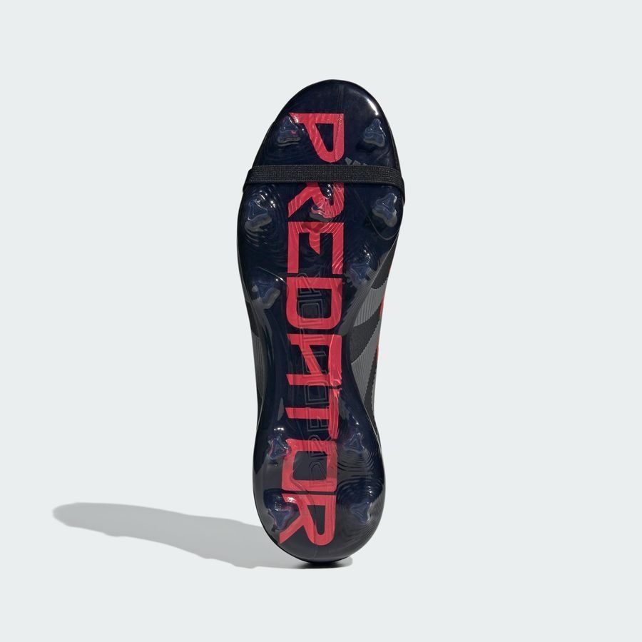 adidas Predator Pro Fold-over Tongue FG Stealth Victory - Noir/Gris/Lucid Red