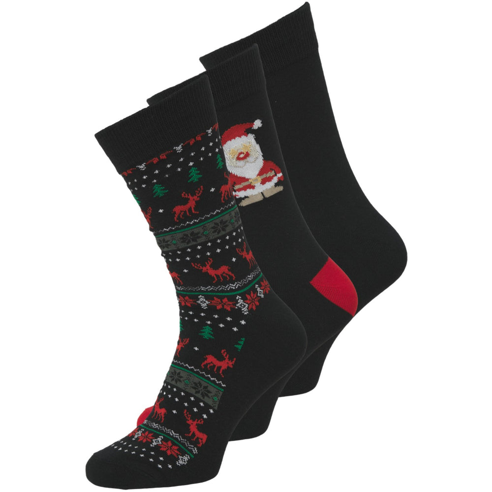Køb Jack & Jones Junior Black Jacxmas Rensdyr Strømper Giftbox Jnr