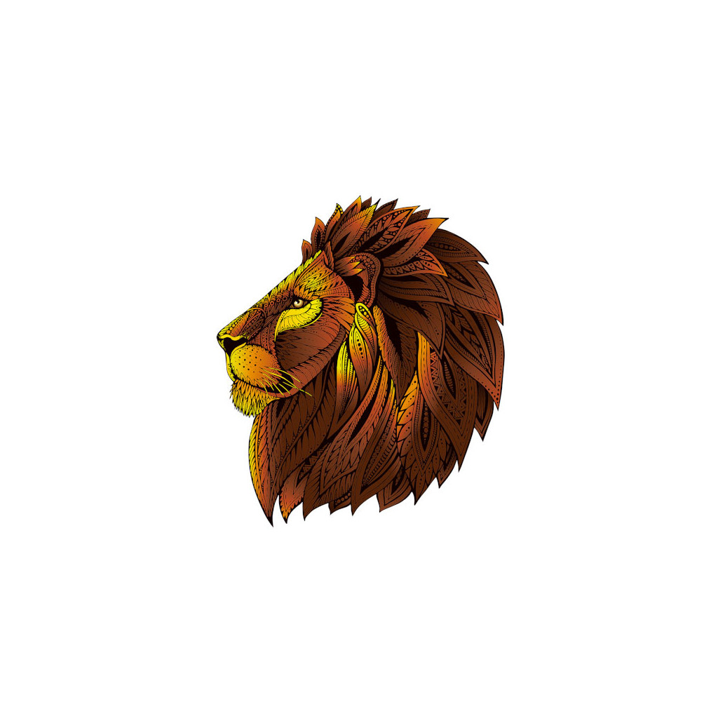 Rainbow Puzzle en bois - Lion - 121 pièces