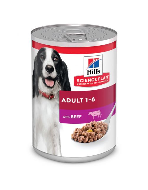 Hill's Canine Blik Adult - Hondenvoer - Rund 370 g