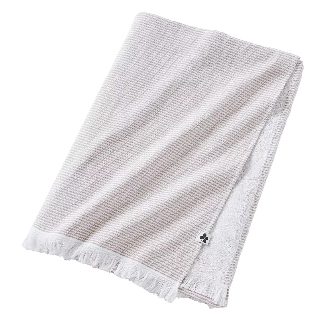 Fouta coton et éponge (95 x 180 cm) Naël Corail