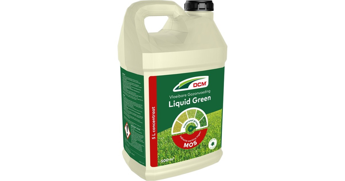 DCMVloeibare Gazonvoeding Liquid Green 5 L meststof  (Tot 500 m²)
