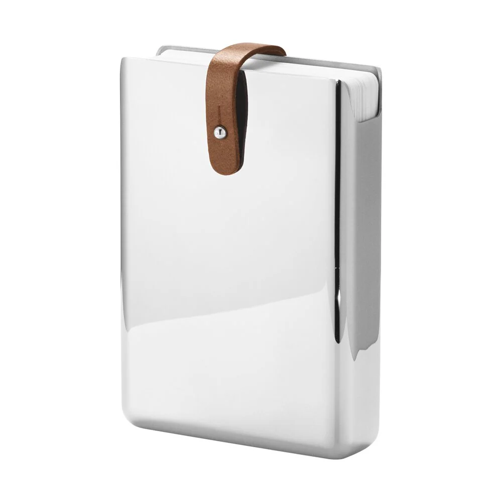 Georg Jensen  Sky kortspil - rustfrit stål/læder