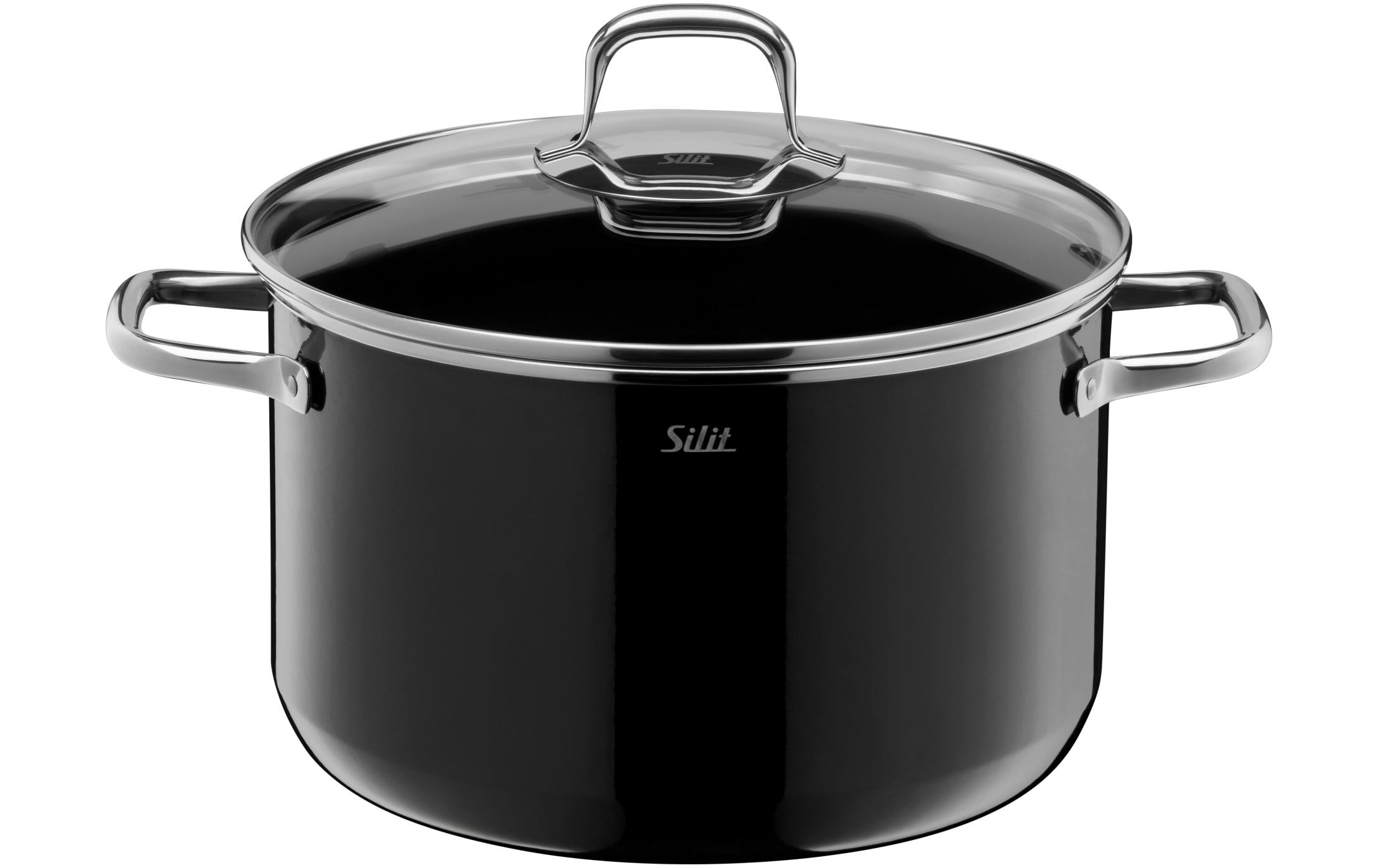 Kochtopf Elegance 24 cm, Schwarz<br>Fleischtopf mit Deckel
