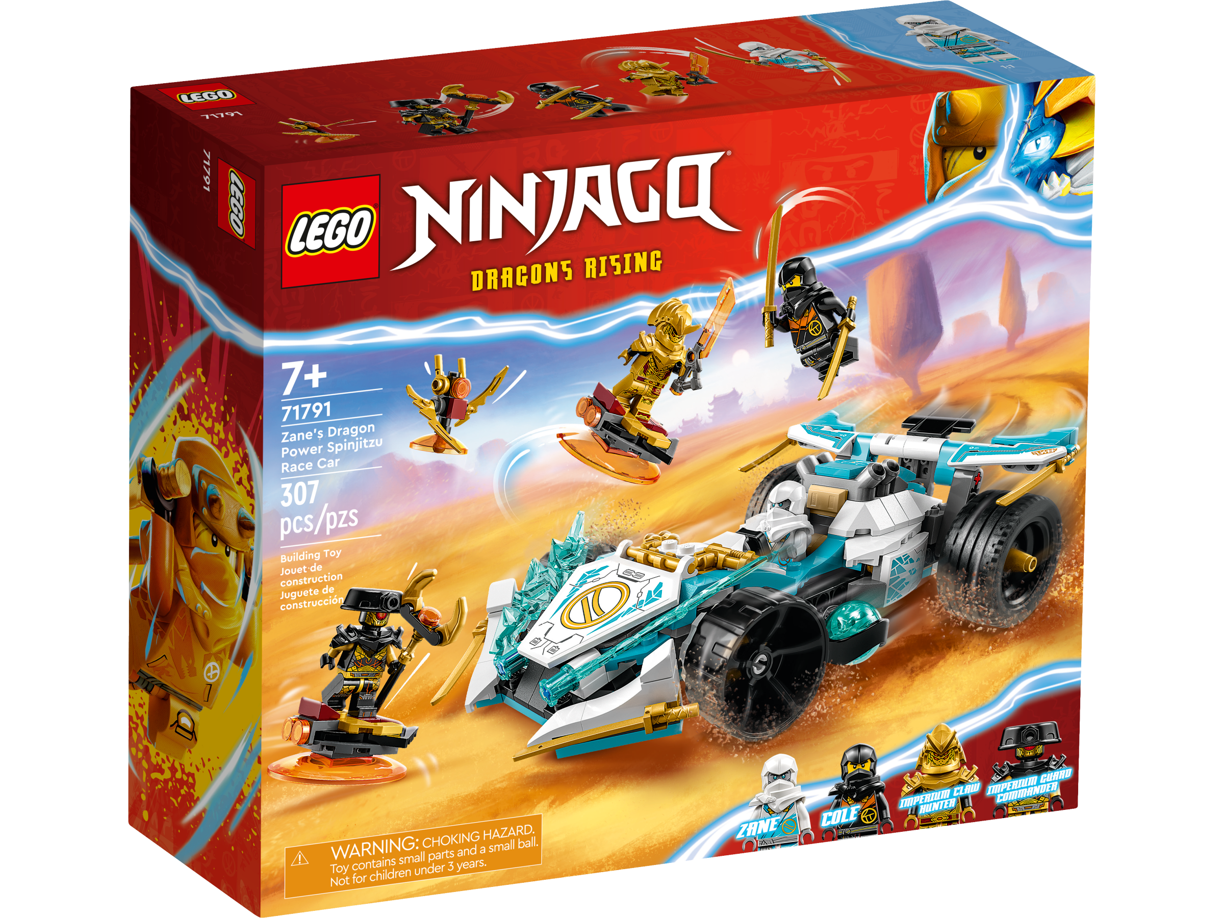Carro de corrida Spinjitzu de Zane: Dragon Power 71791