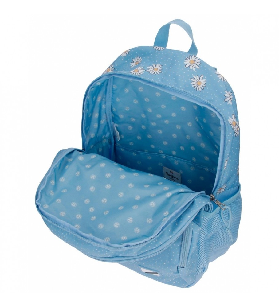 Mochila Pepe Jeans Katherine com compartimento duplo