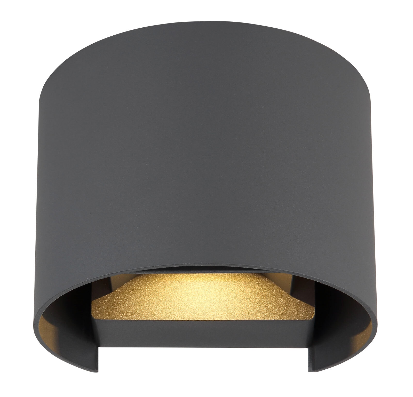GLOBO LED Außenwandleuchte Veronika 13,7x10 cm anthrazit