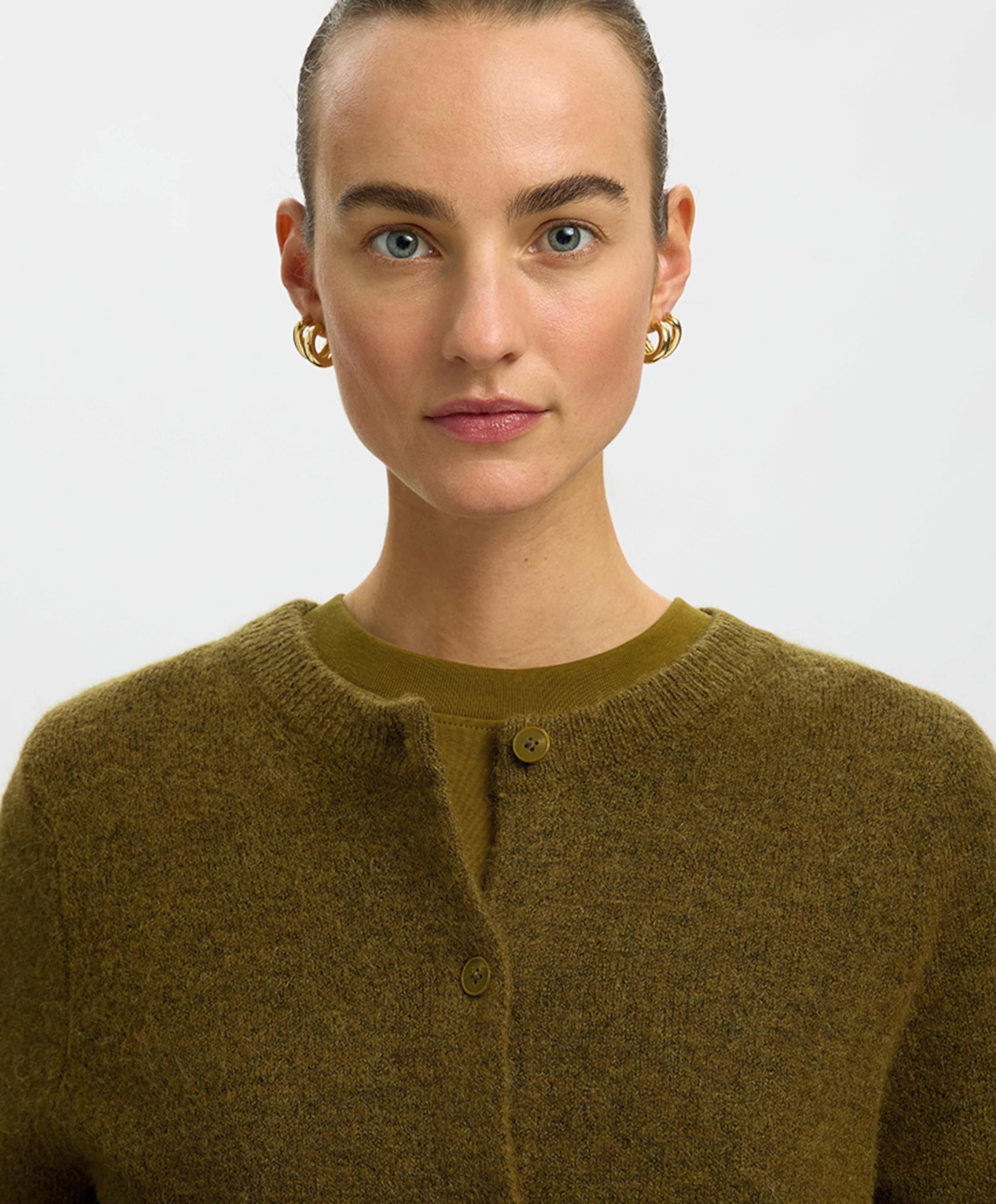 Selected Dames vest groen