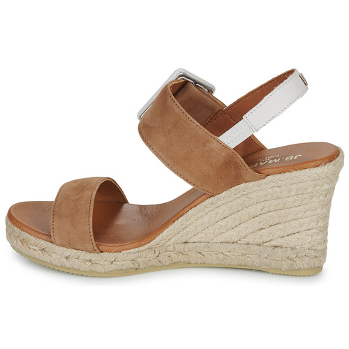 JB Martin - 1IRINA - CHEVRE VELOURS CAMEL / CRAIE