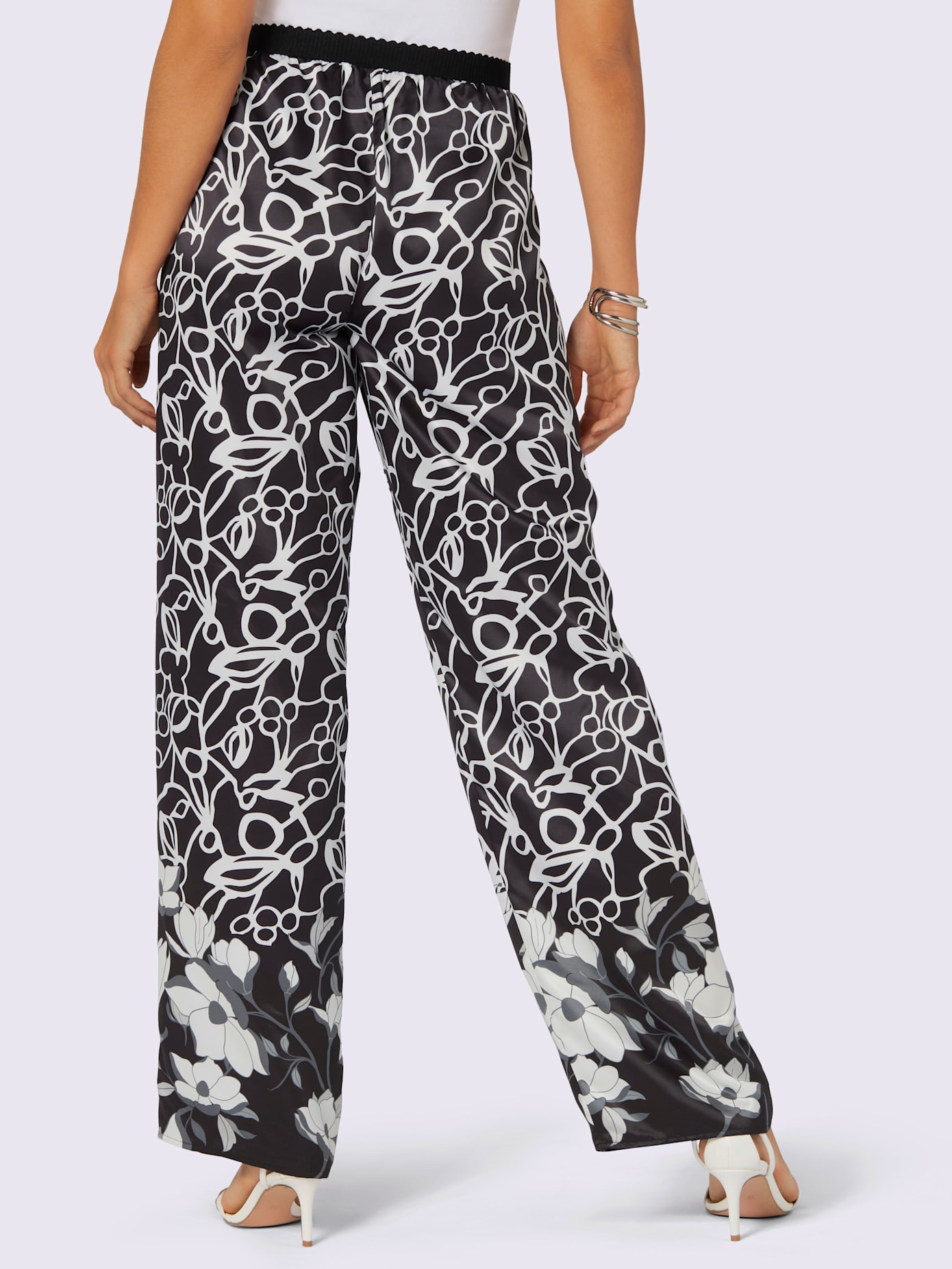 Pantalon imprimé floral
