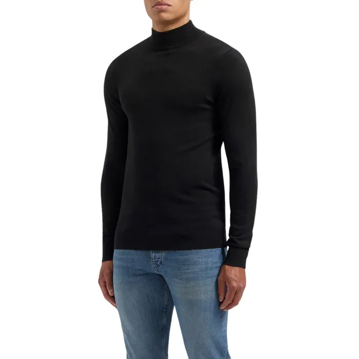 Pure Path Essential Knitwear Mockneck Sweater Heren