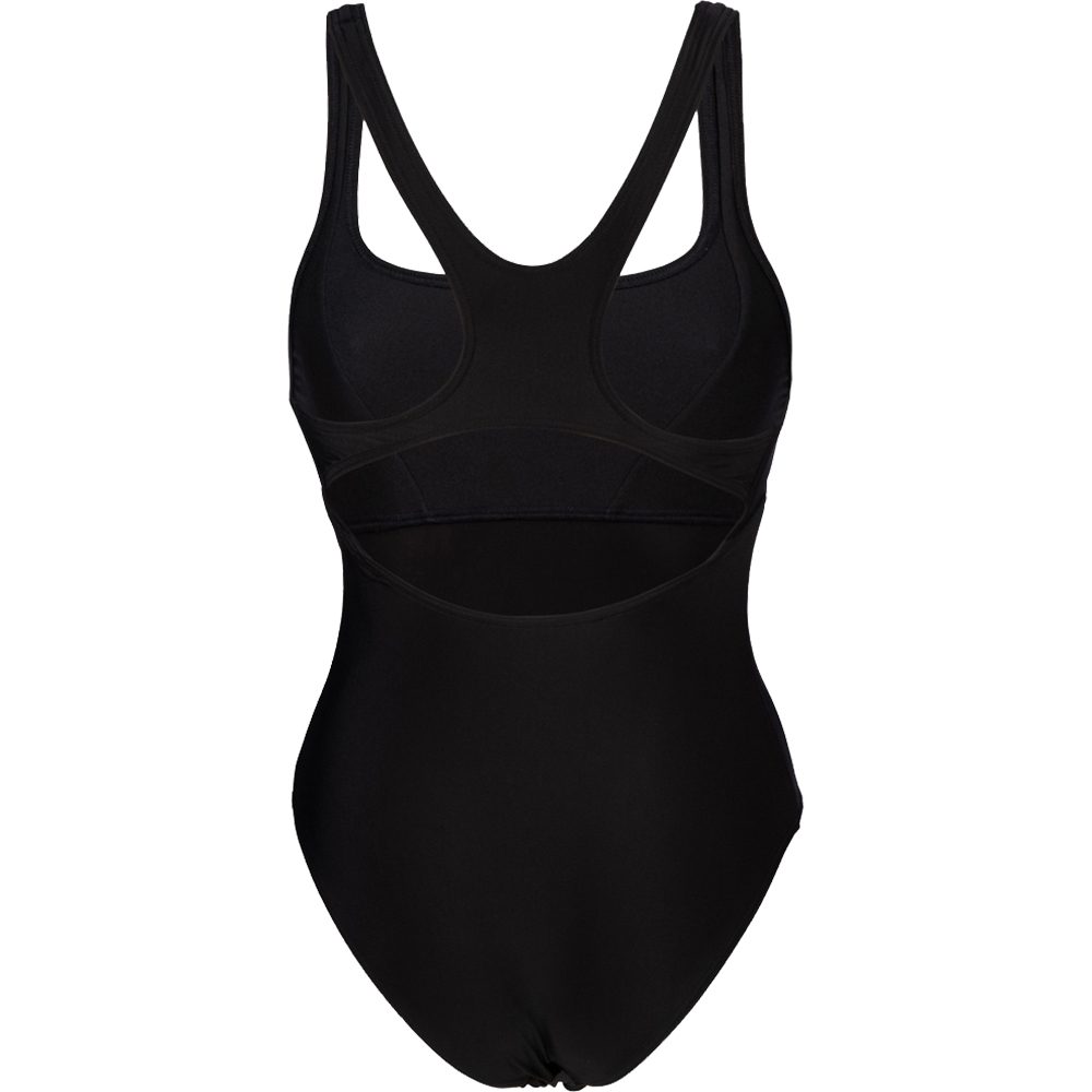 Arena Solid Control Pro Back Badeanzug Damen schwarz