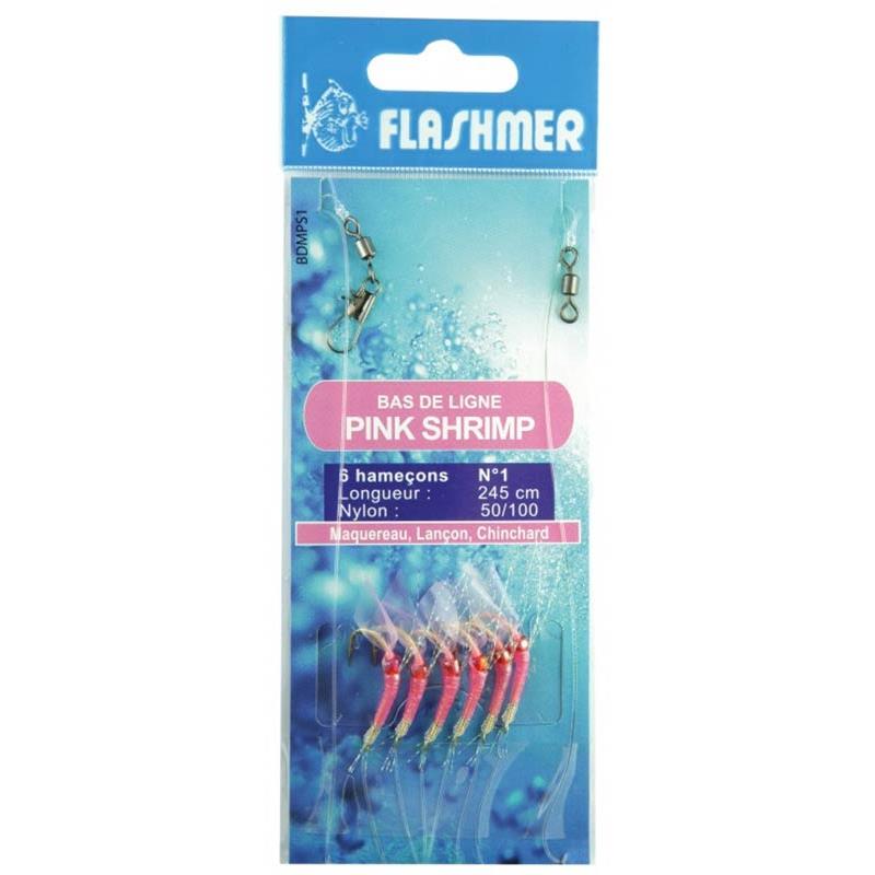 Bas De Ligne Flashmer Pink Shrimp