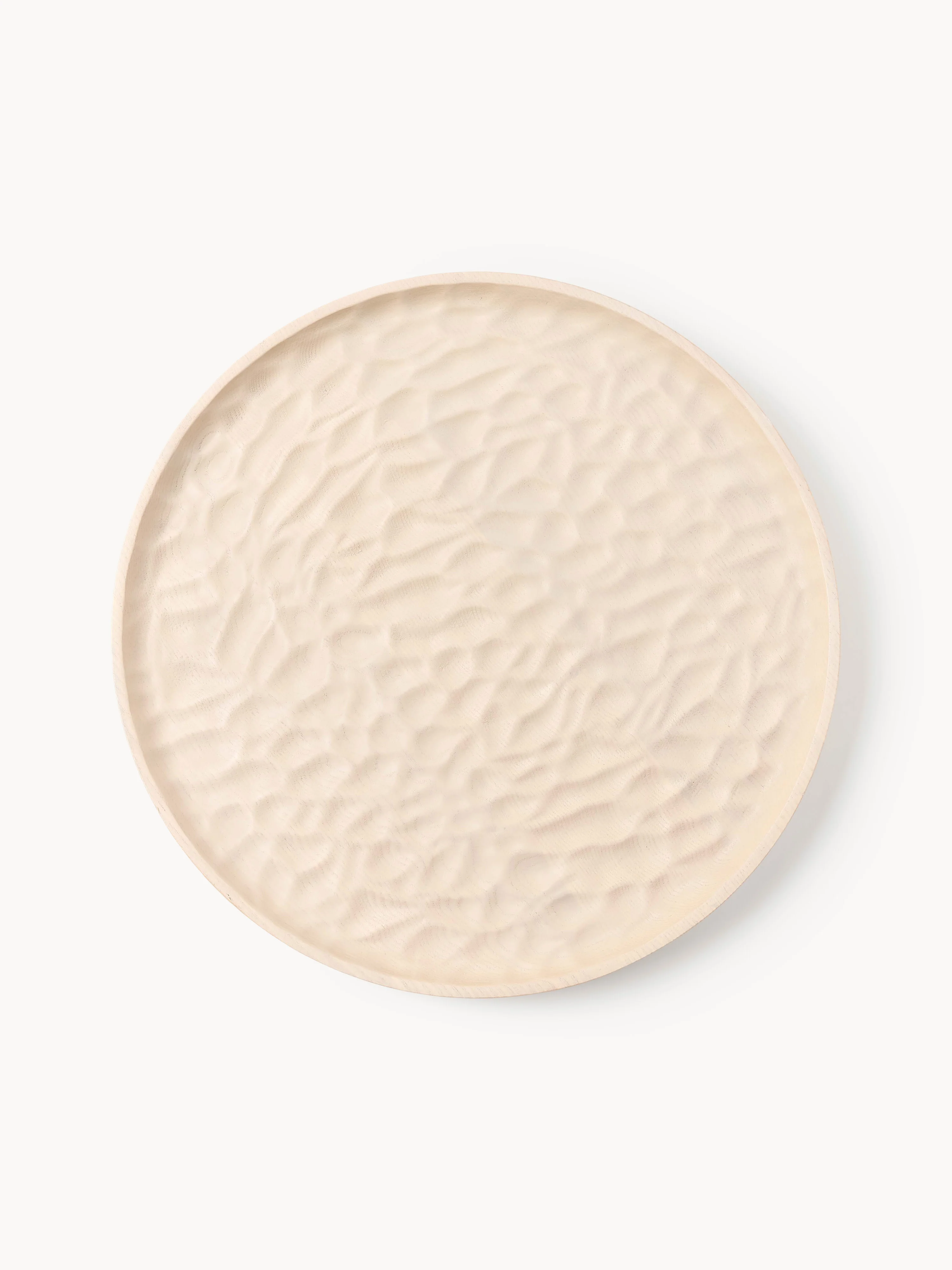 Decoratief dienblad Camila van essenhout, Ø 35 cm