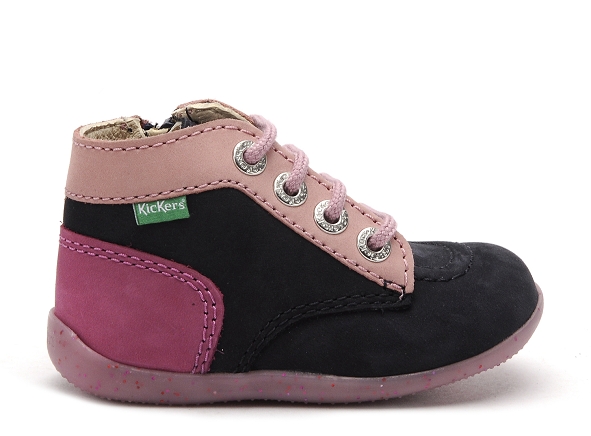 Kickers boots bottine bebe bonzip marine bleu