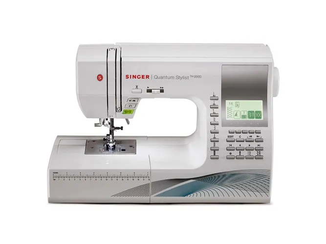 Singer Quantum Stylist 9960 - Symaskine - 600 søm - 13 et-trins knaphuller - LCD display