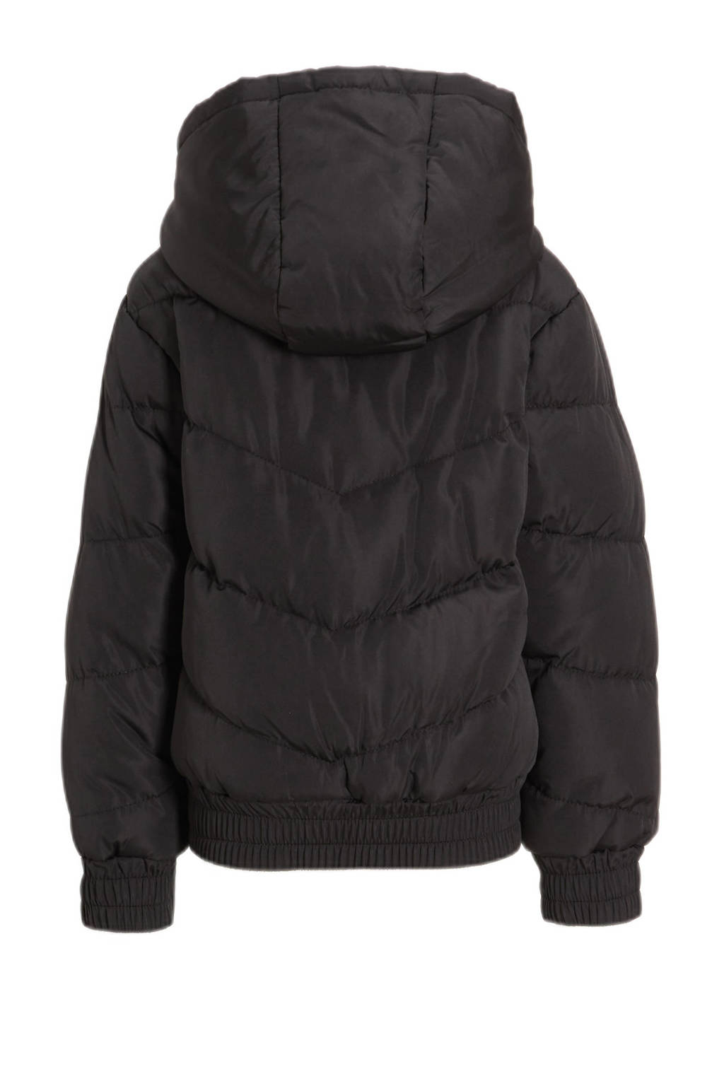 Orange Stars winterjas Nanda met panterprint multi