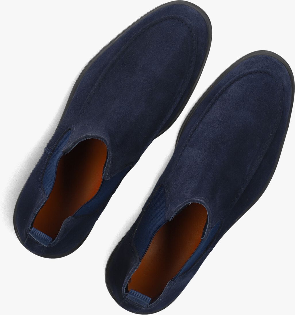 blauwe stefano lauran chelsea boots 24859