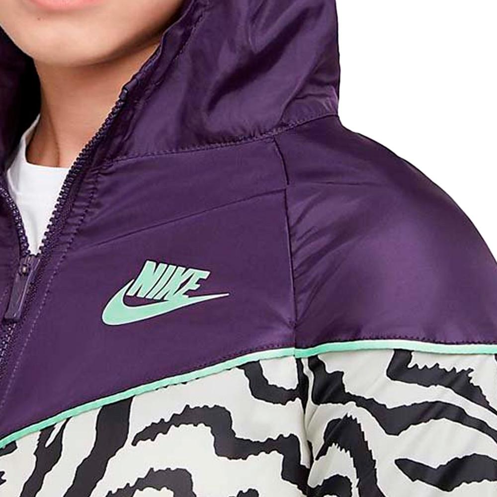 Nike Coupe-Vent Beige/Violet Fille Nike Windrunner