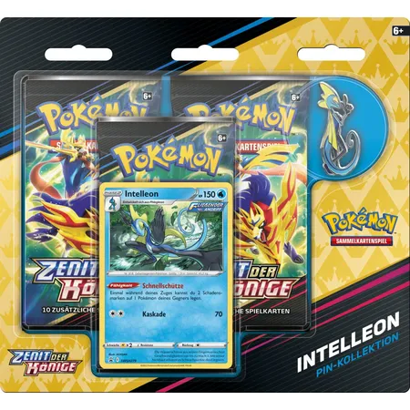 Pokemon Pin Kollektion Zenit der Könige, 1 Stück, 3-fach sortiert