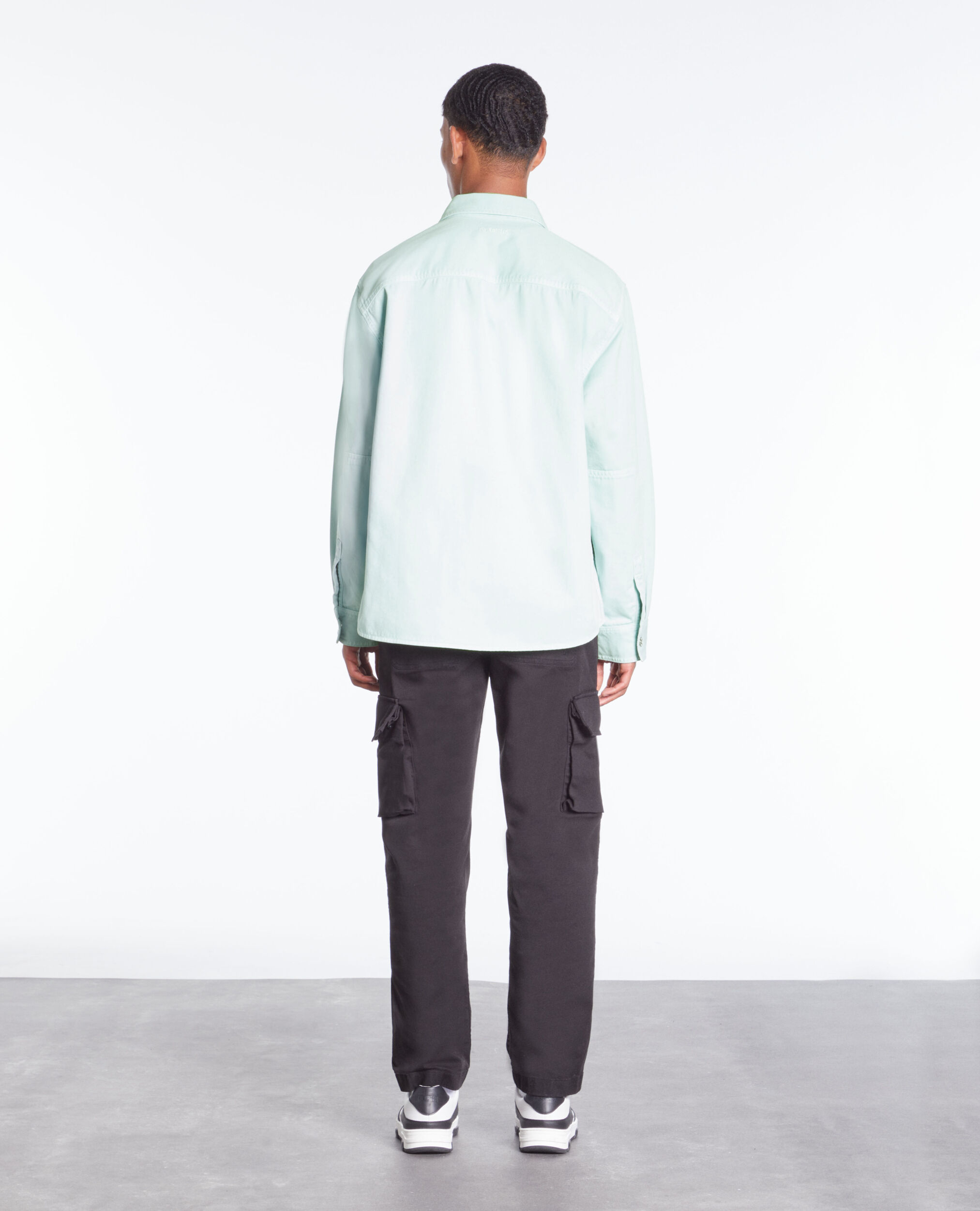 Surchemise verte en denim
