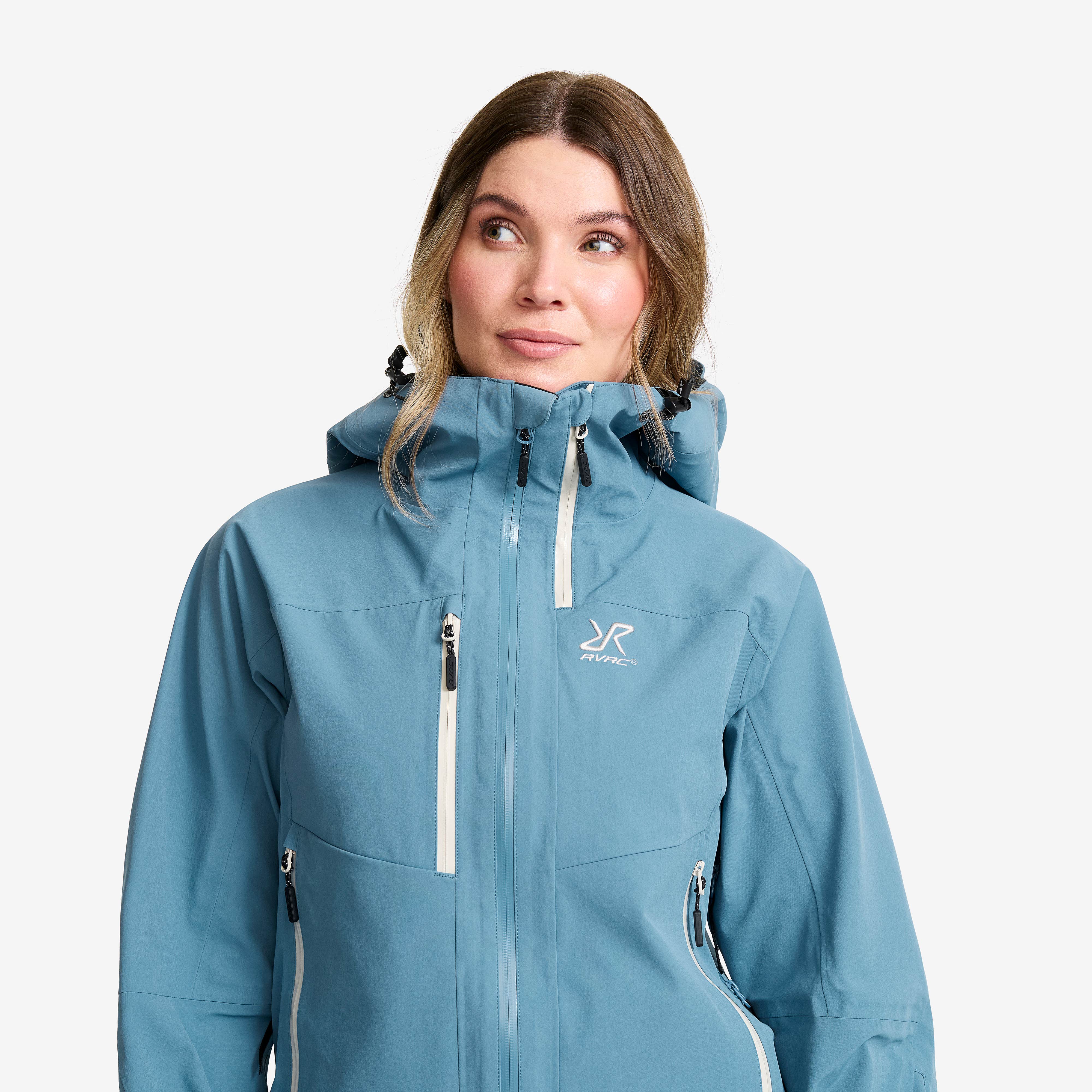 Cyclone 3L Shell Jacket Dame Captain's Blue