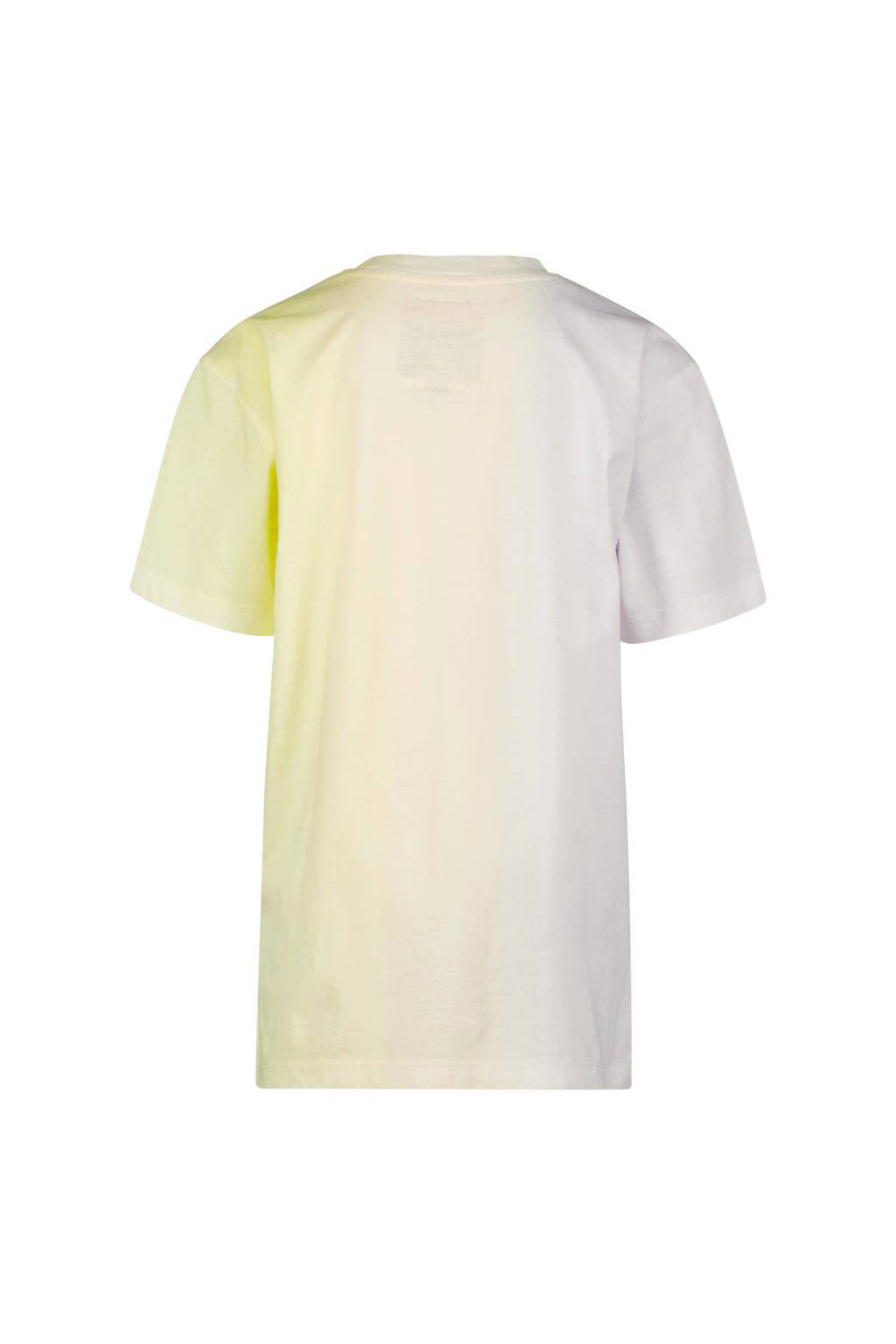Vingino T-shirt JOP licht neon geel/lila
