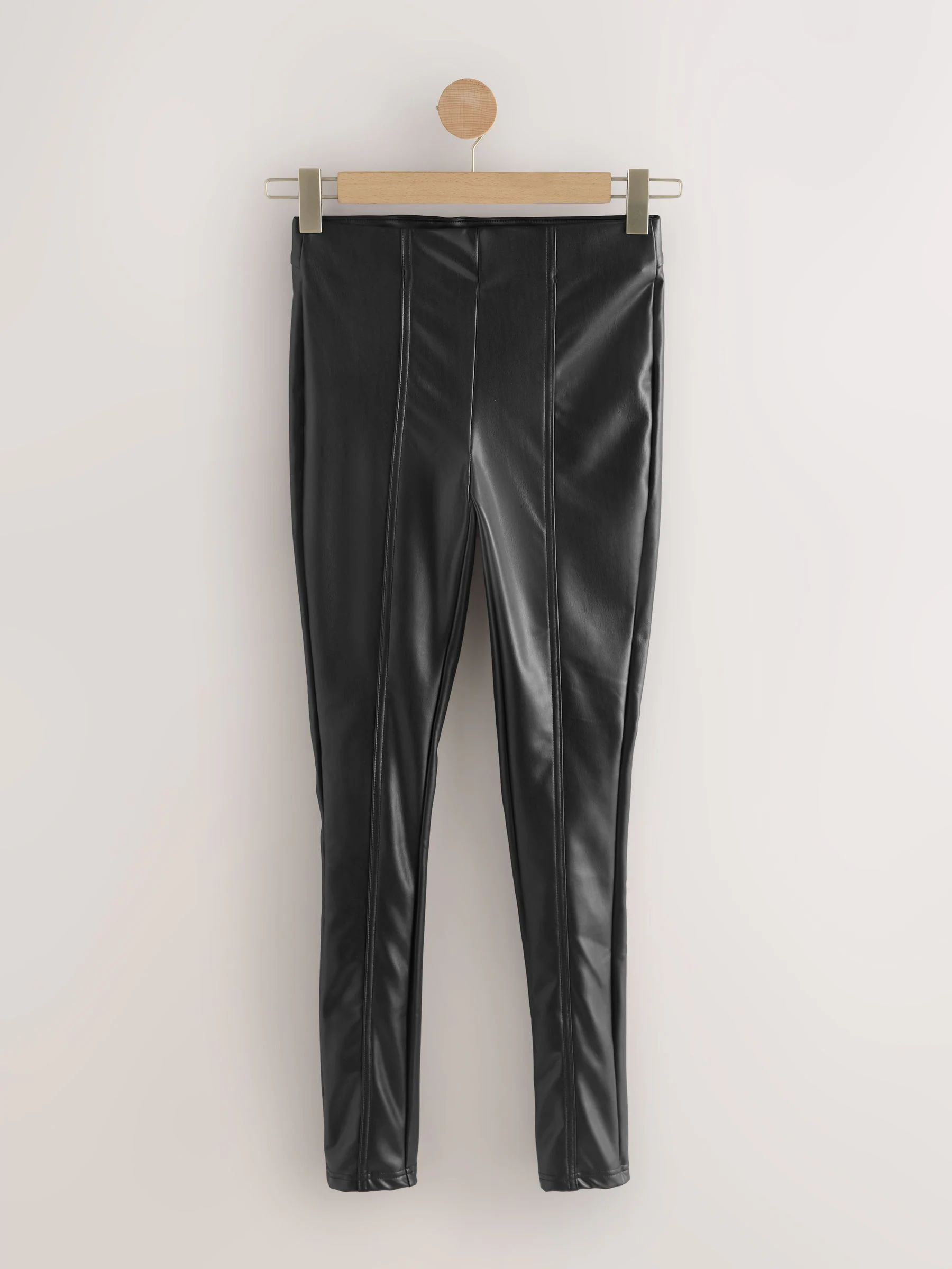 Zwart - Imitatieleren legging