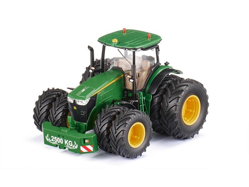 Siku Traktor John Deere 7290R Doppelreifen, mit Controller Siku Control Traktor mit Bluetooth Fernsteuerung