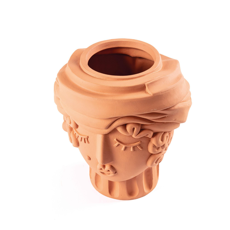 Seletti Magna Graecia Woman bloempot terracotta