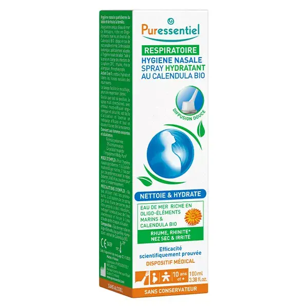 Spray Nasal Hidratante Respiratório Puressentiel 100ml