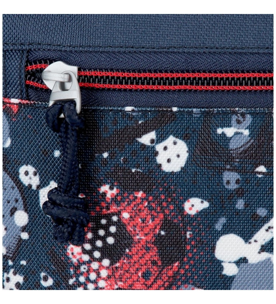 Movom Mochila escolar Movom Free time dos compartimento 46 cm marino