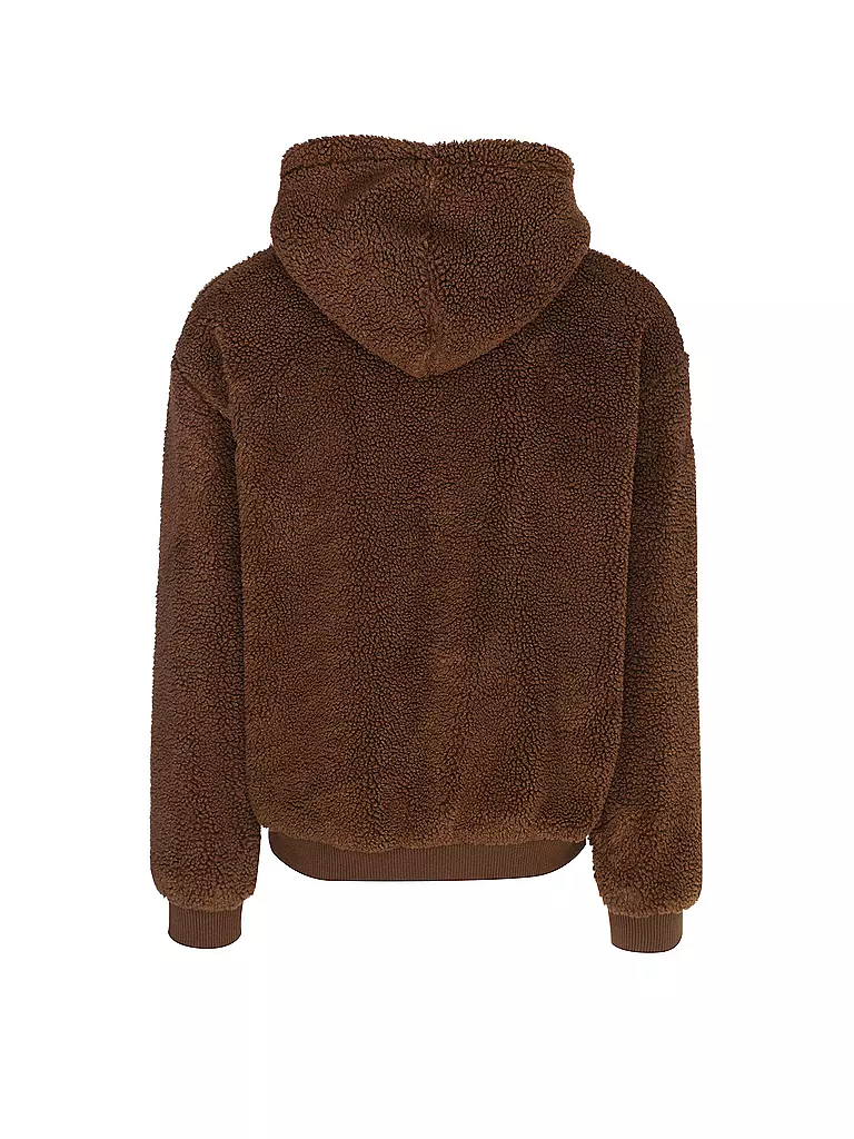 KARL KANI Jacke in Felloptik  braun
