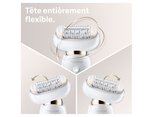 BRAUN - Epilateur épilateur électrique silk-épil 9 flex 9-010 - avec tête fl...
