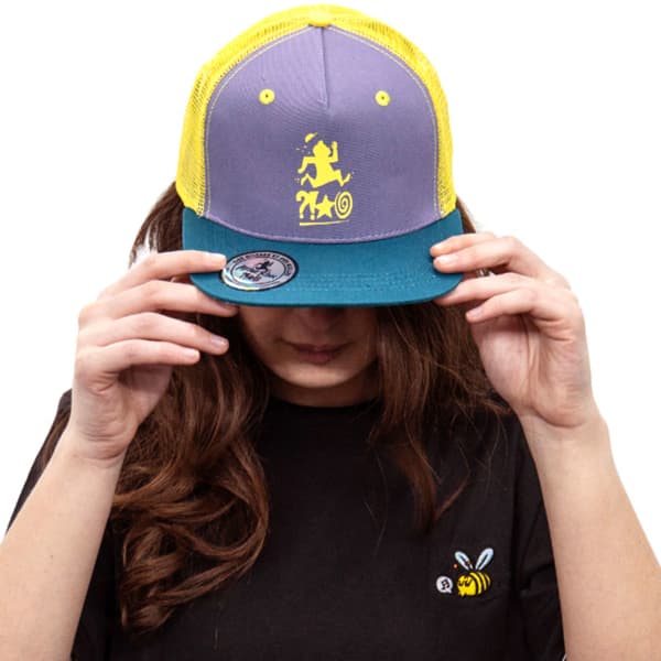 Casquette trail BV SPORT TRUCKER DBDB VIOLET