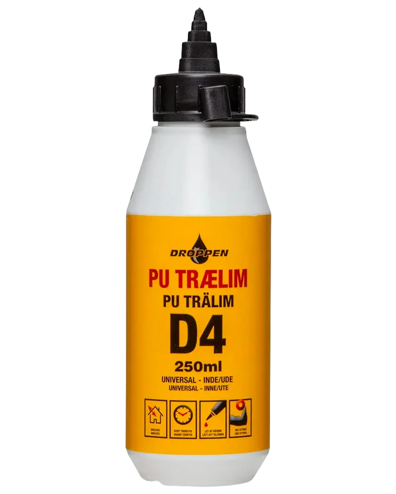 Droppen Trælim PU 250 ml - lys