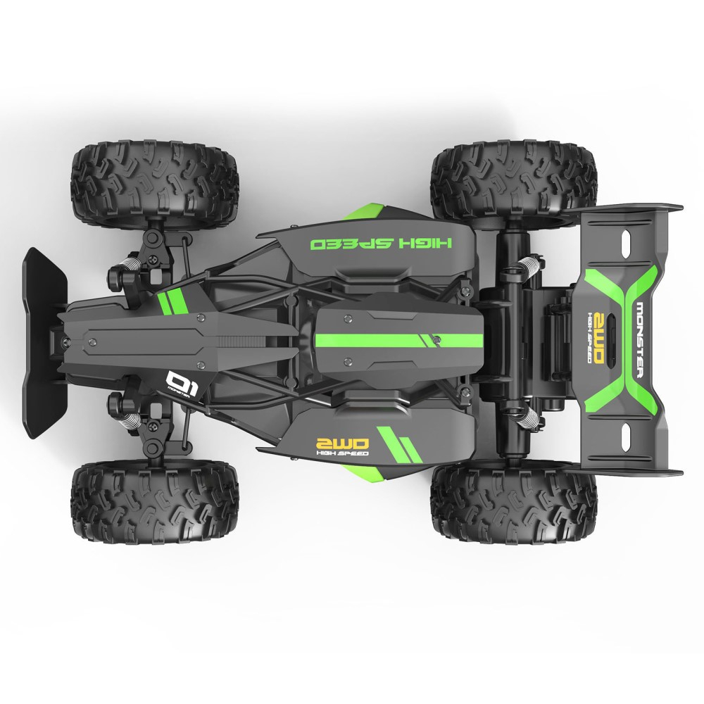 Ferngesteuertes 2.4GHz RC Spielzeug Off-Road Monstertruck mit Fernbedienung - Schwarz
