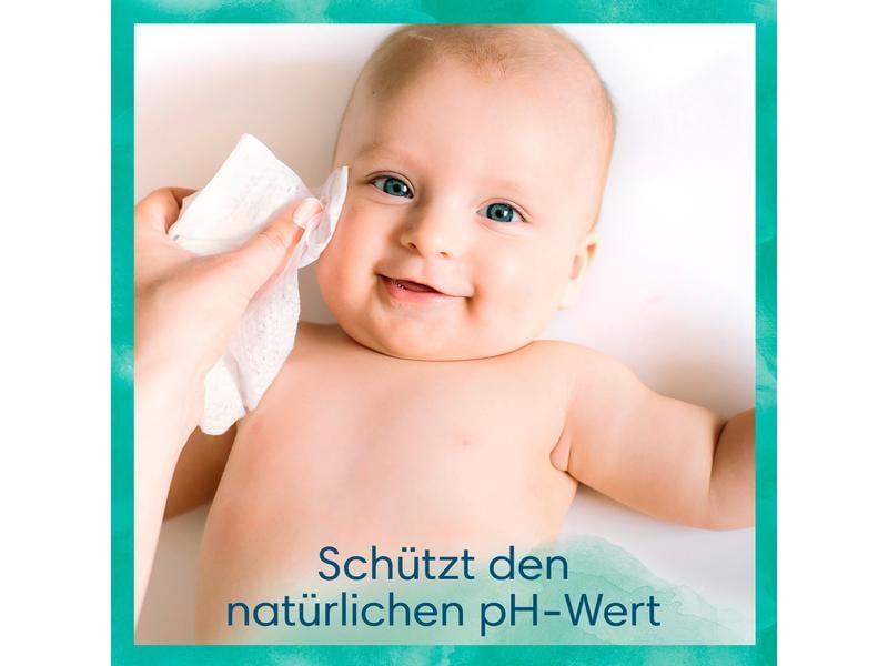 Pampers Feuchttücher Harmonie Aqua Giga Pack 24 x 48 Stk. Für eine sanfte Reinigung von Gesicht, Hand oder Po Ihres Babys