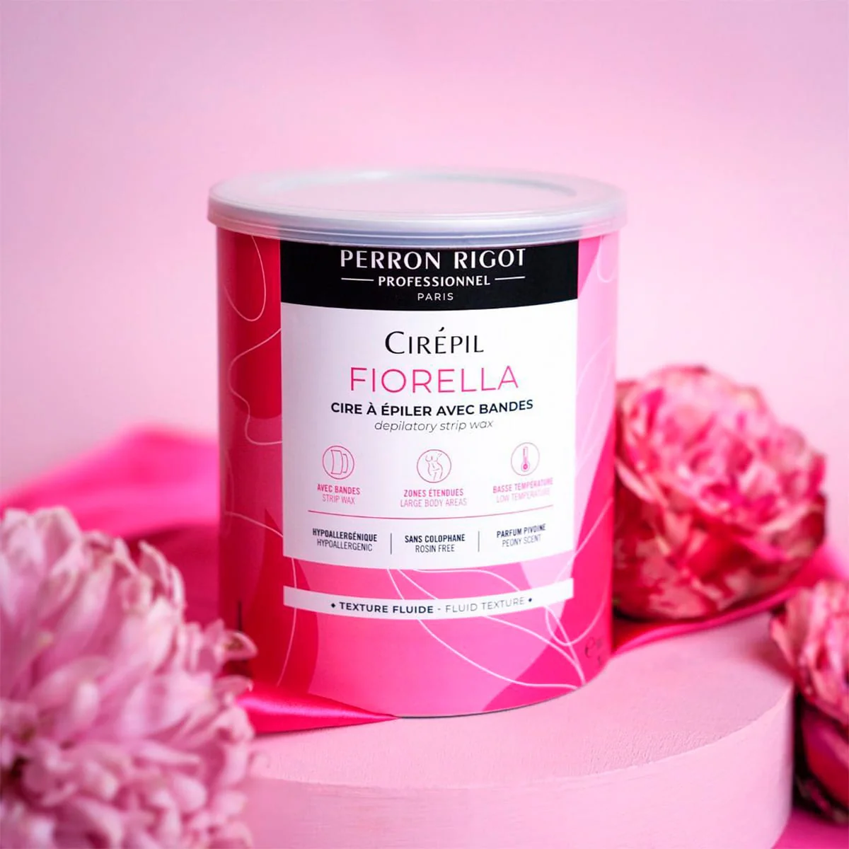 Cire épilatoire liposoluble en pot Fiorella Cirépil 800ml