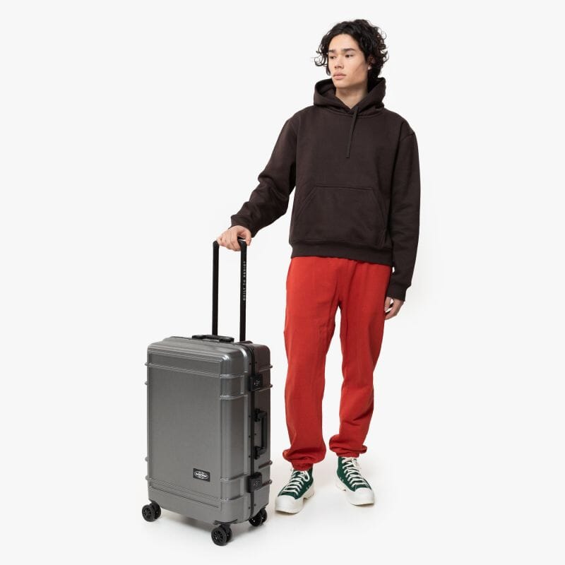 Eastpak Resist'R Case M Trolley 4 Wheels Brushed Metal