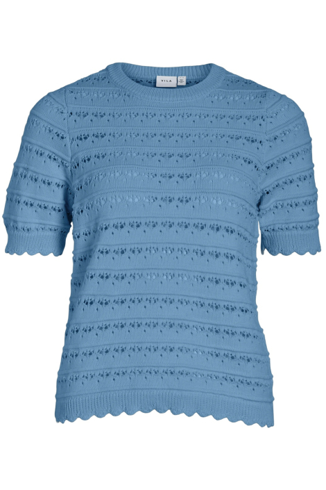 Vila blauwe dames trui
