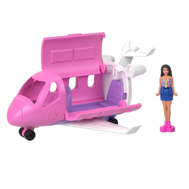 Mini BarbieLand - Traumflugzeug mit Puppe