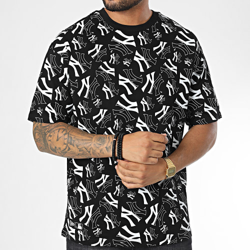 Tee Shirt Oversize Large New York Yankees 60284619 Noir