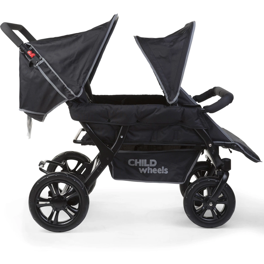 CHILDHOME Two by Two Sportwagen 4 Children Schwarz