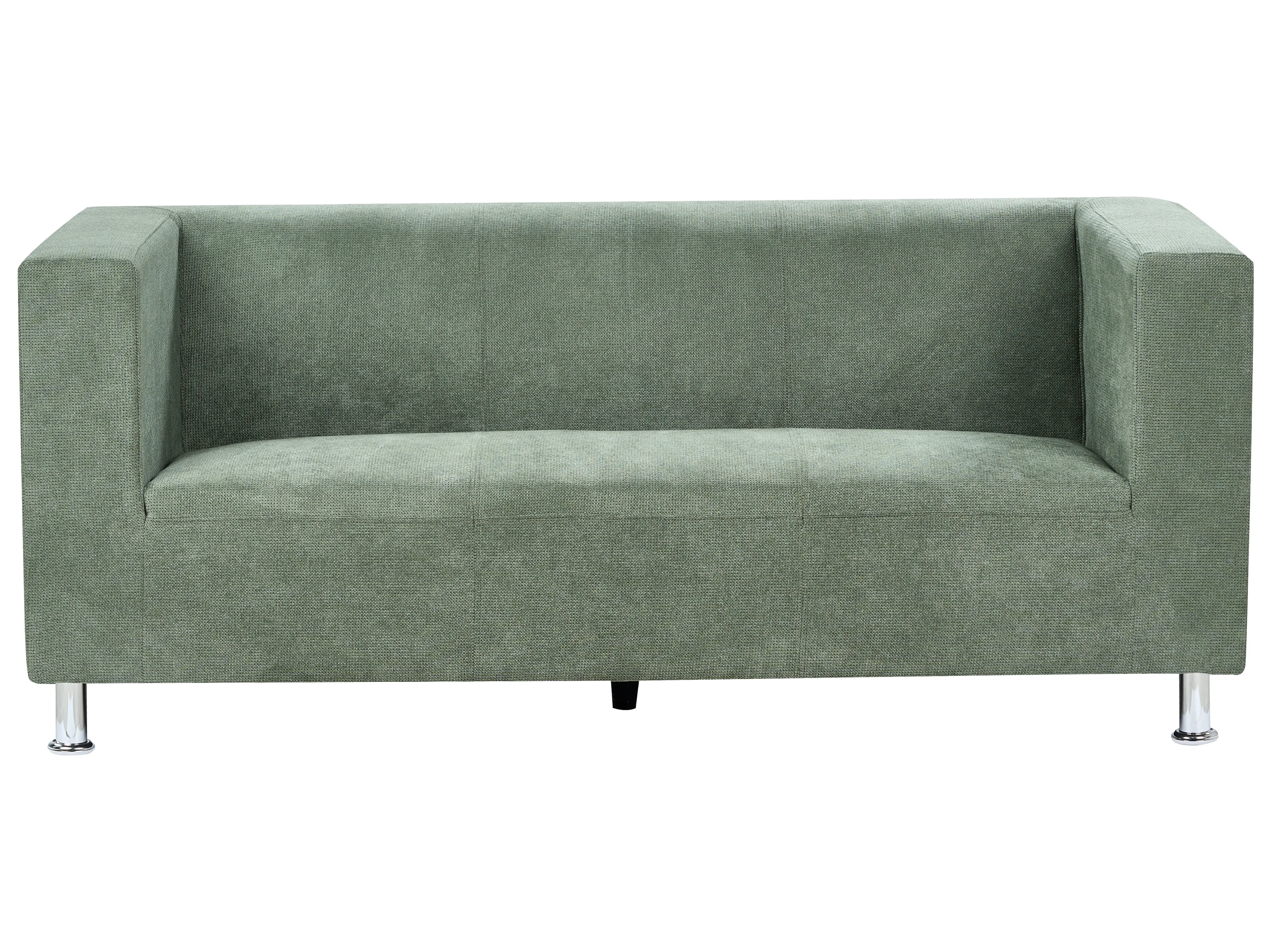 Bank 3-zits FLORO Chenille Lichtgroen