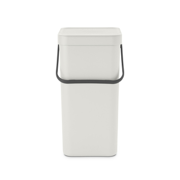 Brabantia prullenbak Sort&Go 16 L lichtgrijs